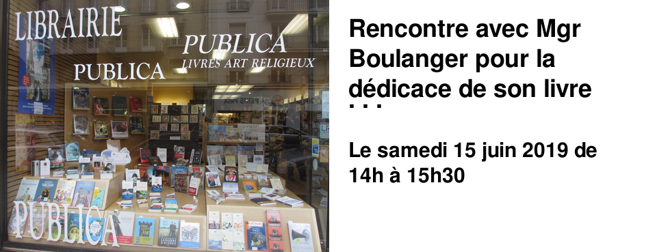 Rencontre avec Mgr Boulanger pour la d�dicace de son livre Chemin de Nazareth